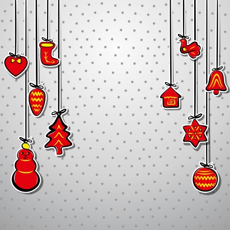 creative christmas background vectorのイラスト素材