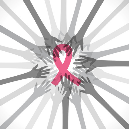 every people try to awareness for AIDS vectorのイラスト素材