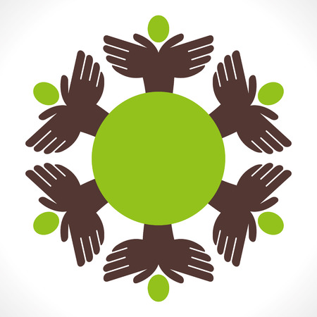 people unity concept design vectorのイラスト素材