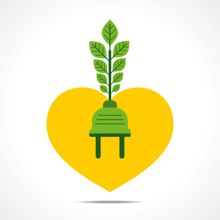 creative green energy concept のイラスト素材
