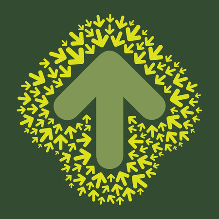 creative cursor around big cursor background vectorのイラスト素材