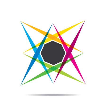 abstract icon design concept vectorのイラスト素材