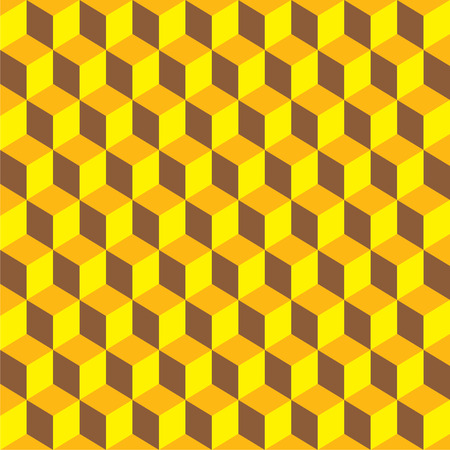 abstract cube design pattern background vectorのイラスト素材