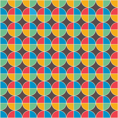 colorful round strip pattern background のイラスト素材
