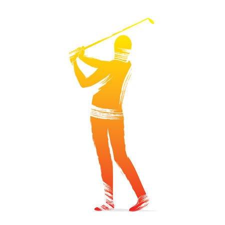 golf player design vectorのイラスト素材