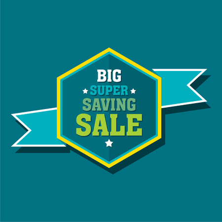 creative big super saving sale banner design vectorのイラスト素材