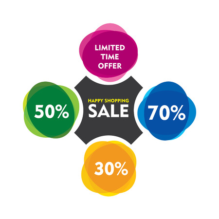 limited time offer sale on  everything banner  design vectorのイラスト素材