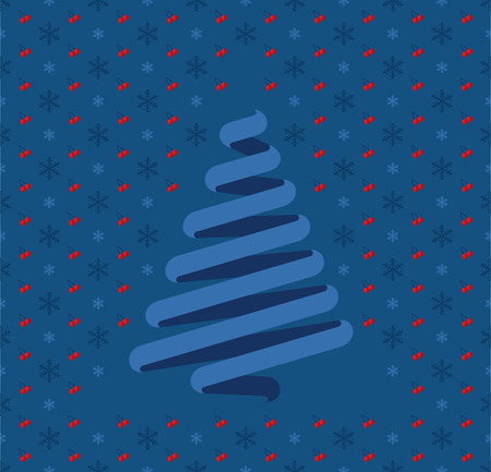 creative merry christmas greeting or poster designのイラスト素材