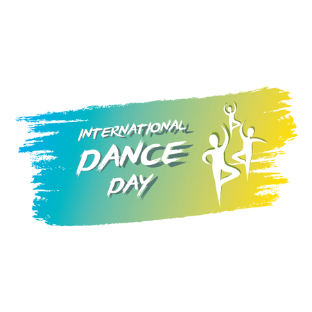 international dance day, creative poster designのイラスト素材