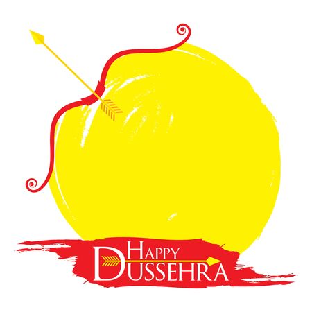 vijayadashami or Dussehra is a major Hindu festival celebration poster and write your text brand or company name concept designのイラスト素材
