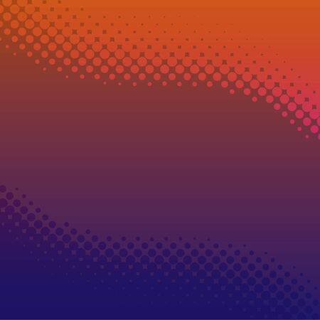 Colorful halftone dot gradients. Cool modern background design