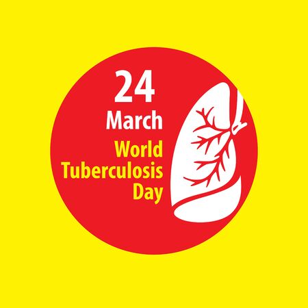 world tuberculosis day illustration design for poster and bannerのイラスト素材