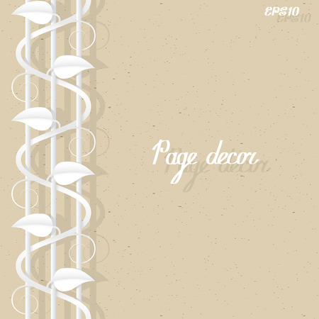 Page border decor template.のイラスト素材