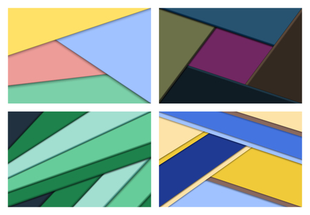 Set of abstract backgrounds.のイラスト素材