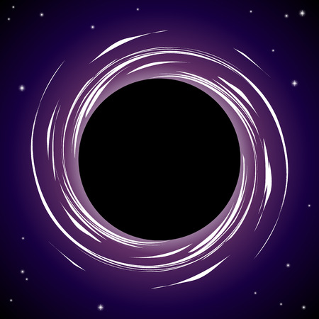 Black hole backgroundのイラスト素材