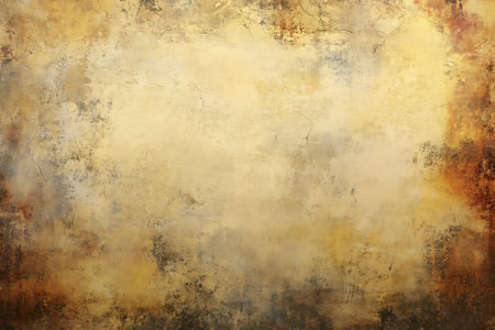 A visually appealing textured background featuring warm earthy tones and a subtle gradient. Evokes a sense of age and history with its faded paper-like appearance, perfect for various creative projects.の素材