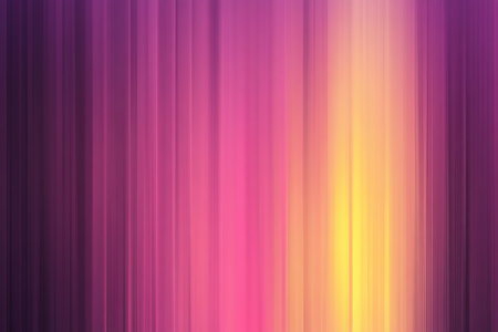 A dynamic abstract background featuring vertical streaks of vibrant pink purple and golden yellow hues creating a textured and energetic visual effect for various applications.の素材