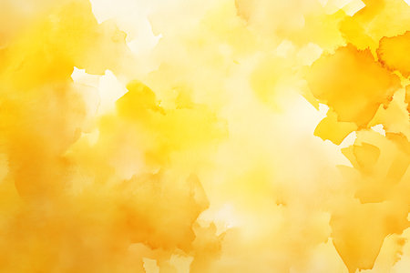 A dynamic abstract composition featuring a spectrum of bright yellow and golden tones, creating a cheerful and uplifting visual experience perfect for diverse creative projects.の素材
