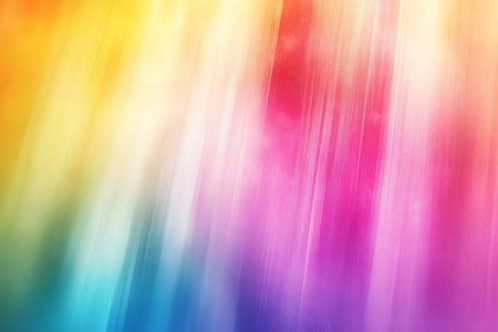 An energetic and colorful abstract background featuring dynamic streaks of rainbow hues creating a vibrant and lively visual texture perfect for creative projects.の素材
