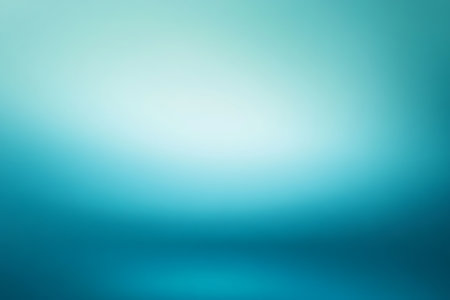 A calming abstract digital artwork featuring a pixelated representation of an ocean horizon. Soft blue and teal tones blend seamlessly, creating a serene and tranquil atmospheric effect.の素材