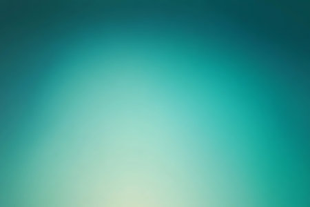 A captivating abstract image featuring a smooth pixelated gradient transitioning from deep teal blue to vibrant green tones, with a bright, luminous center, evoking a sense of energy and renewal.の素材