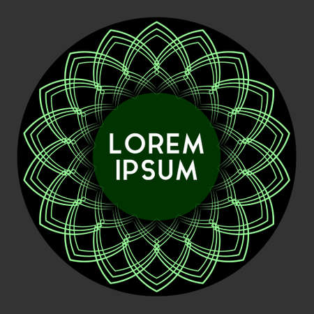 Beautiful Circle Frame of Red and Pink Color with Space  and Brand. Fit for cover, advertising, promotion, background, wall art, fashion, etc.のイラスト素材