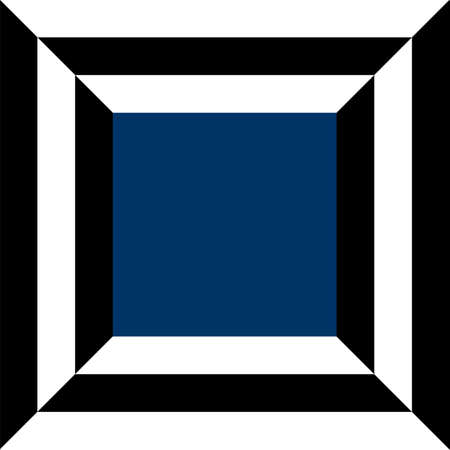 Black and white abstract checkerboard in square for background.のイラスト素材