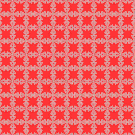 Checkered Pattern of Formed Lines on Isolated Orange Background.のイラスト素材