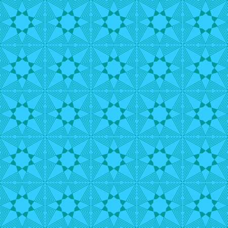Checkered Pattern of Formed Lines on Isolated Blue Background.のイラスト素材