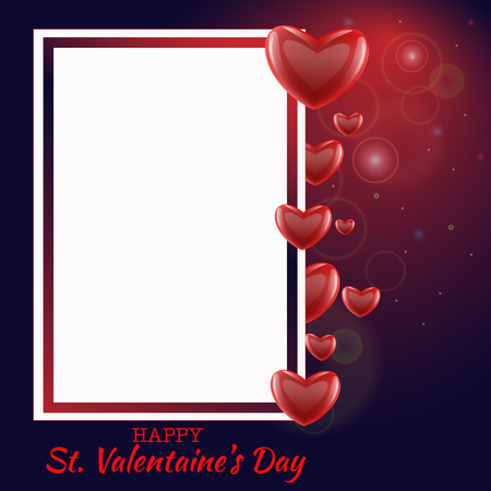 Valentine s Day Love and Feelings Background Design. Vector illustration EPS10のイラスト素材
