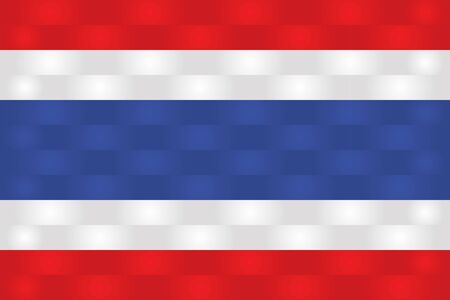Thailand flag in art design  vector illustration 3のイラスト素材