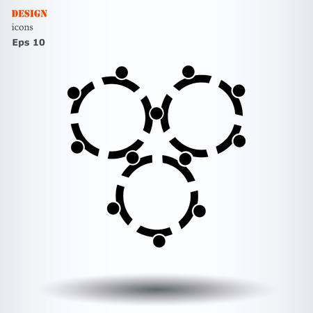 Group of people iconのイラスト素材