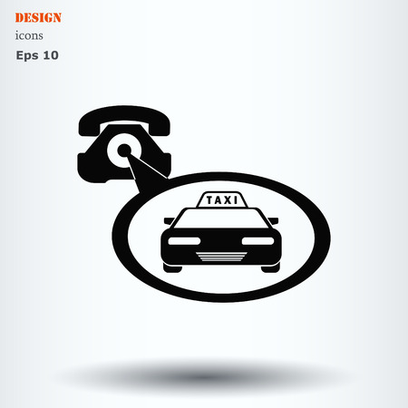 taxi iconのイラスト素材