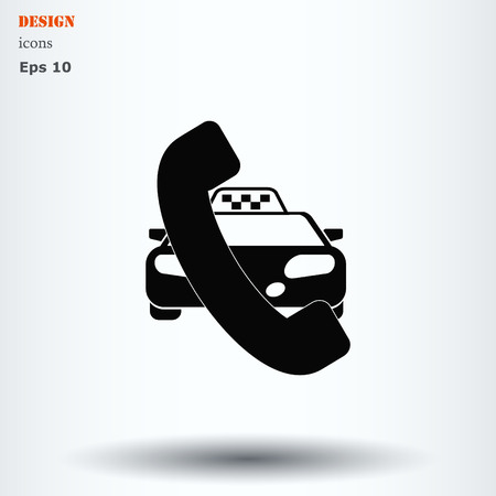 taxi iconのイラスト素材