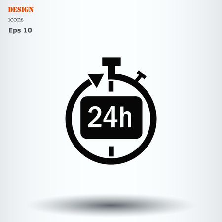 clock iconのイラスト素材