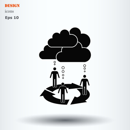 Group of people iconのイラスト素材