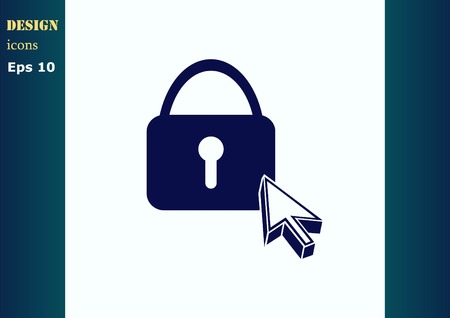 Lock, safety, security iconのイラスト素材