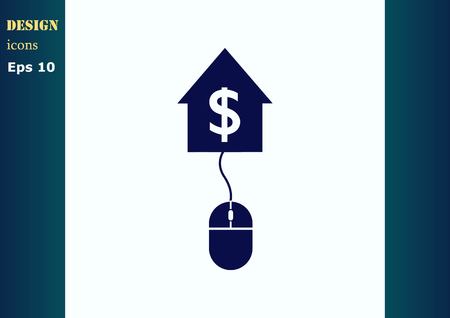 Electronic money iconのイラスト素材