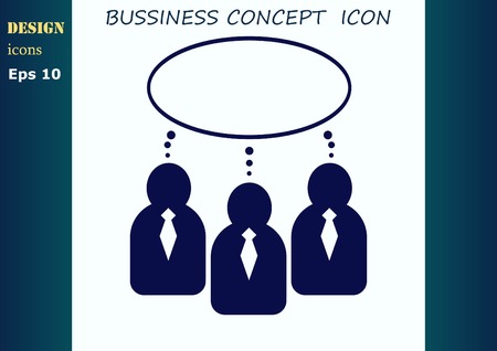 Business strategy icon, business concept icon, vector illustration.のイラスト素材