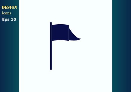 Flag iconのイラスト素材