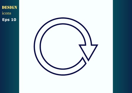 Arrow indicates the direction iconのイラスト素材