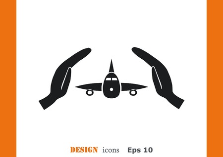 Aircraft iconのイラスト素材