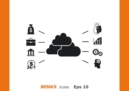 Business strategy icon, business concept icon, vector illustration.のイラスト素材