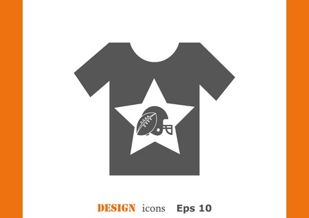 Equipment  American Football And Rugby iconのイラスト素材