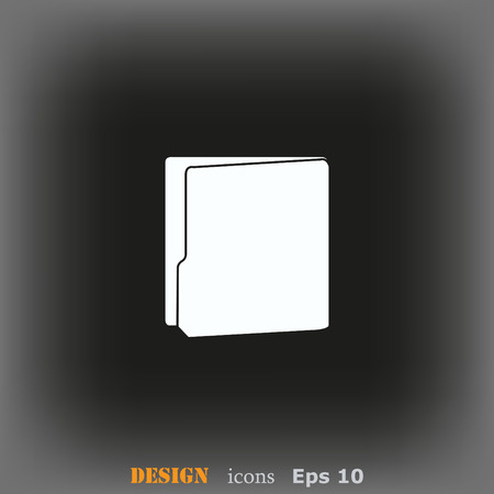 Folders and files iconのイラスト素材