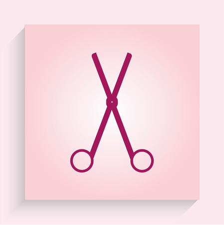 Scissors, cut iconのイラスト素材