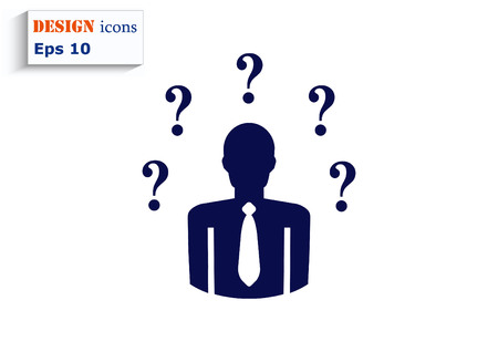 faq icon, question icon.のイラスト素材