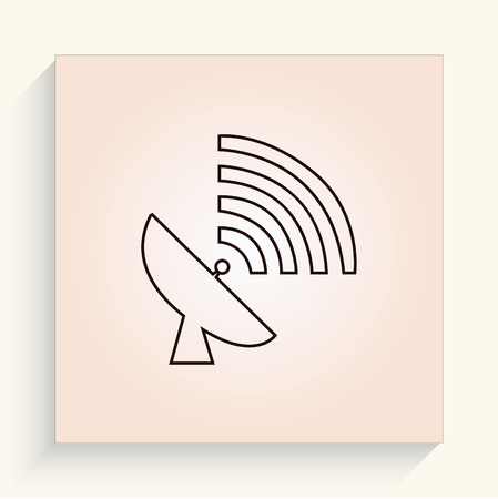antenna iconのイラスト素材