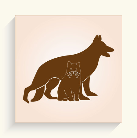 Dog iconのイラスト素材