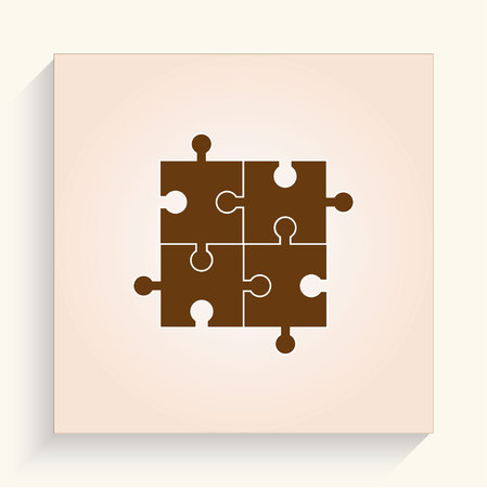 puzzle iconのイラスト素材
